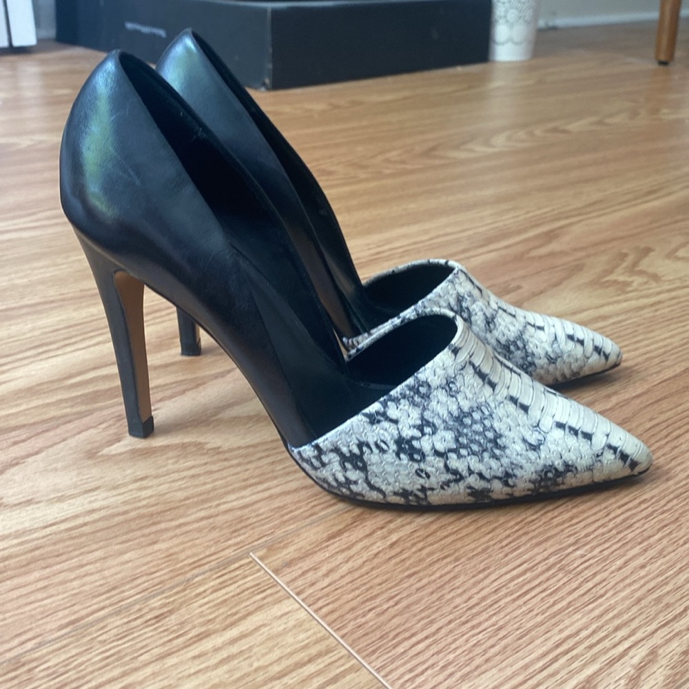 Aldo D'Orsay Snake Embossed Pumps